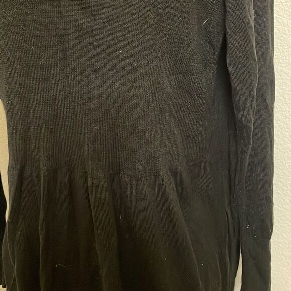 Calvin Klein Open Front hooded Cardigan | black | size M - Picture 8 of 10